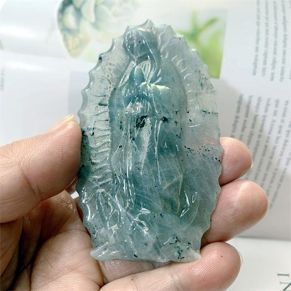 Blue Labradorite Madonna-ToShay.org