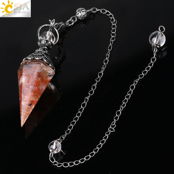 Mixed Crystal Dowsing Pendulum-ToShay.org