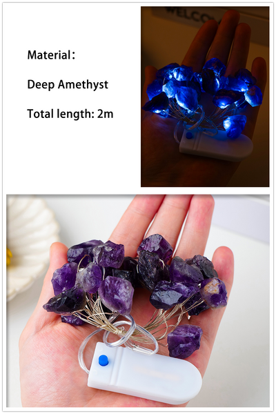 Mixed Quartz Crystal LED Lights-ToShay.org
