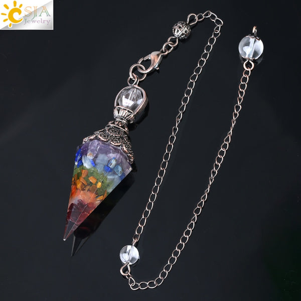 Mixed Crystal Dowsing Pendulum-ToShay.org