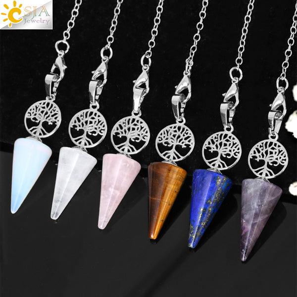 Mixed Crystal Dowsing Pendulums-ToShay.org