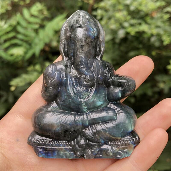 Crystal Ganesha Buddha-ToShay.org