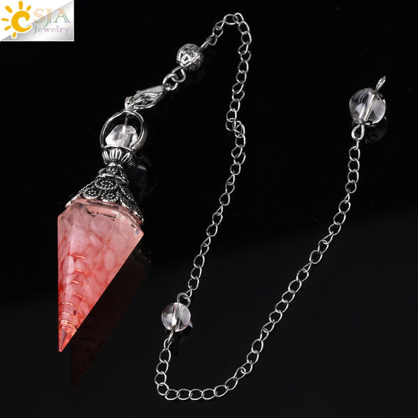 Mixed Crystal Dowsing Pendulum-ToShay.org