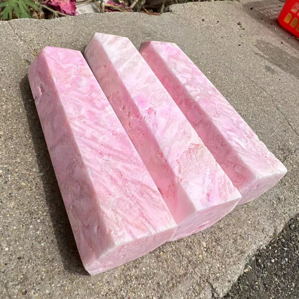 Pink Opal Quartz Wand-ToShay.org
