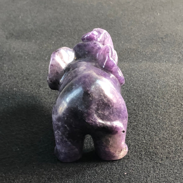 Purple Lepidolite Elephant-ToShay.org
