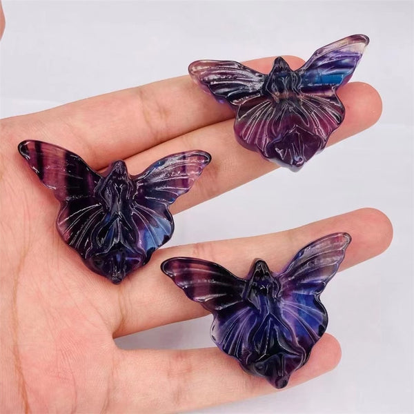 Rainbow Fluorite Butterfly Fairy-ToShay.org