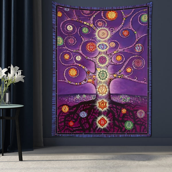 Chakra Tree Tapestry-ToShay.org