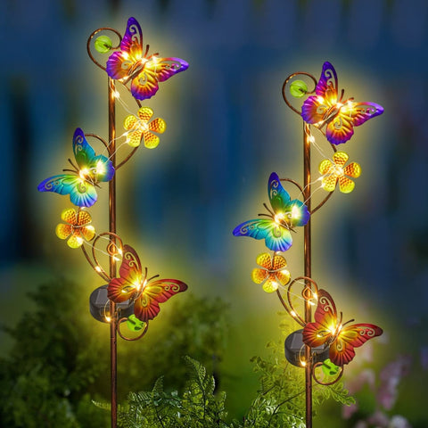 Butterfly Solar Stake Lights-ToShay.org