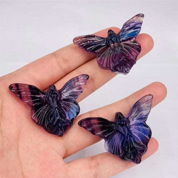 Rainbow Fluorite Butterfly Fairy-ToShay.org