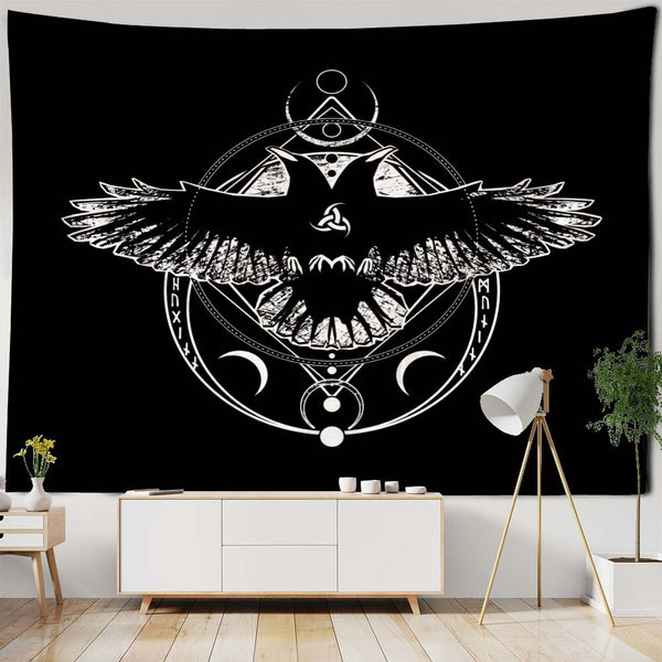 Viking Crow Tapestry-ToShay.org
