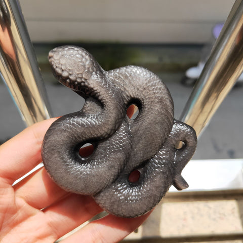 Silver Obsidian Snake-ToShay.org