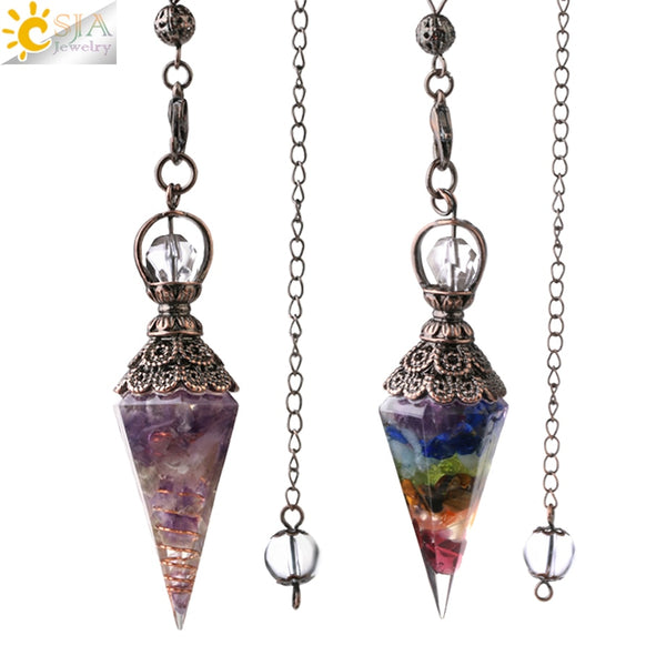 Mixed Crystal Dowsing Pendulum-ToShay.org