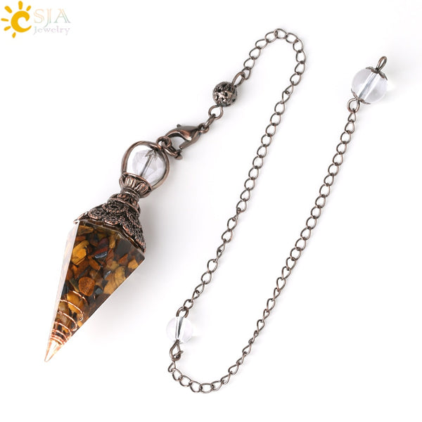 Mixed Crystal Dowsing Pendulum-ToShay.org