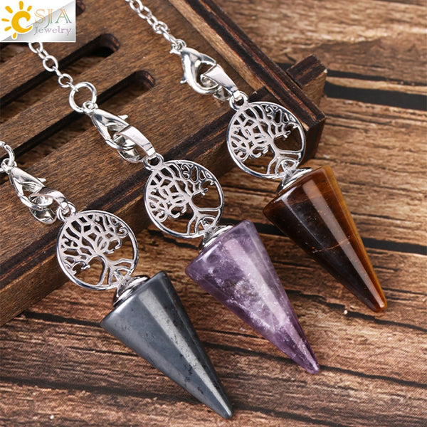 Mixed Crystal Dowsing Pendulums-ToShay.org