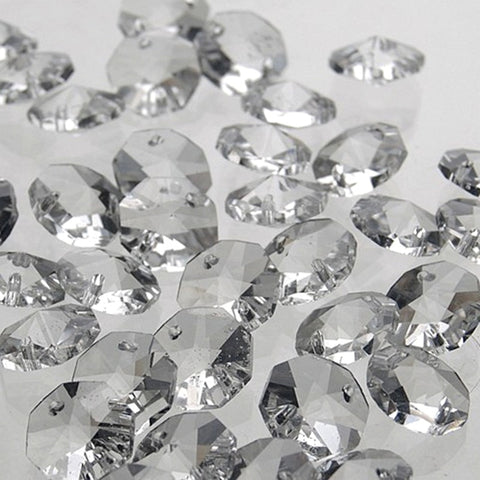 Clear Crystal Octagon Beads-ToShay.org