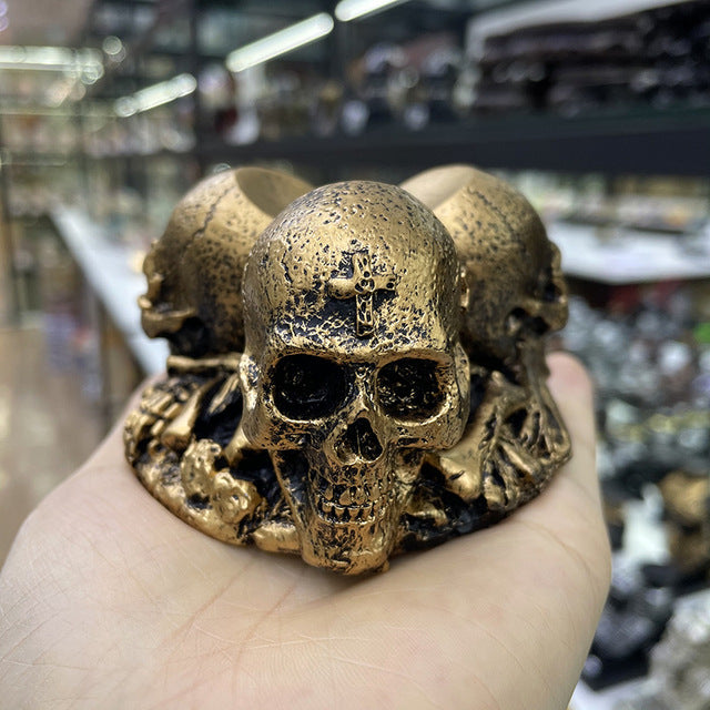 Skull Crystal Ball Stand-ToShay.org