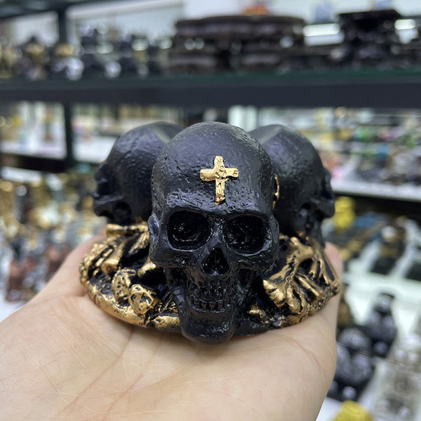 Skull Crystal Ball Stand-ToShay.org