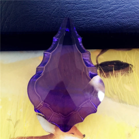 Violet Crystal Faceted Pendants-ToShay.org
