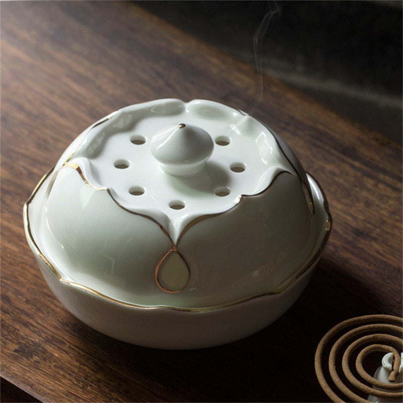 White Lotus Incense Burner-ToShay.org