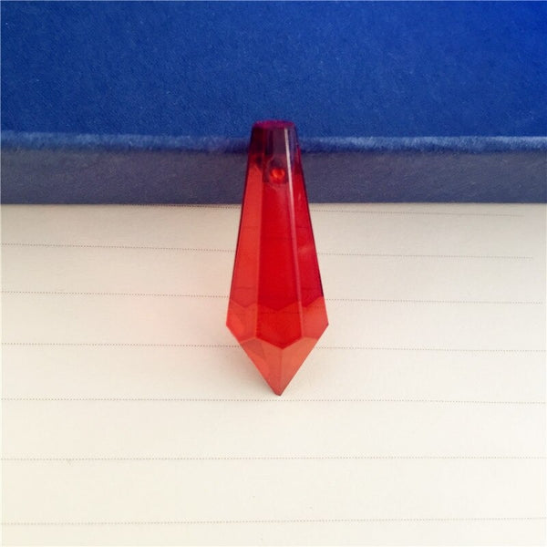 Red Crystal Icicle Pendants-ToShay.org