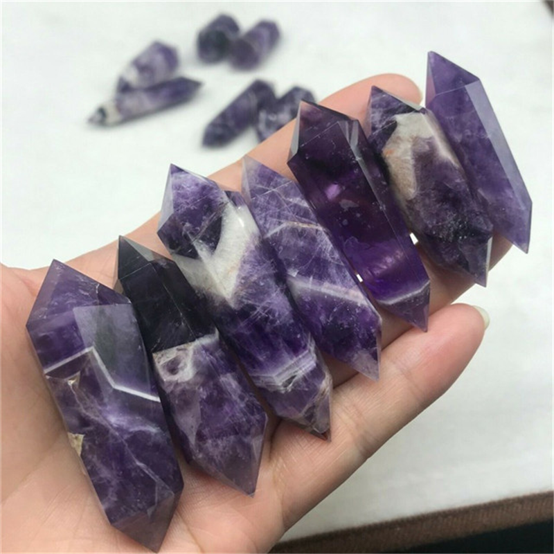 Purple Amethyst Double Wand Point-ToShay.org