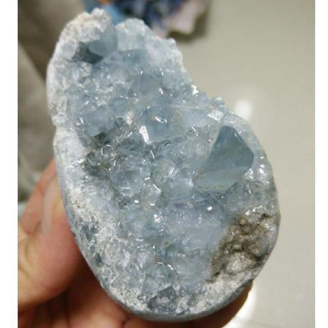 Blue Celestine Crystal Cluster-ToShay.org