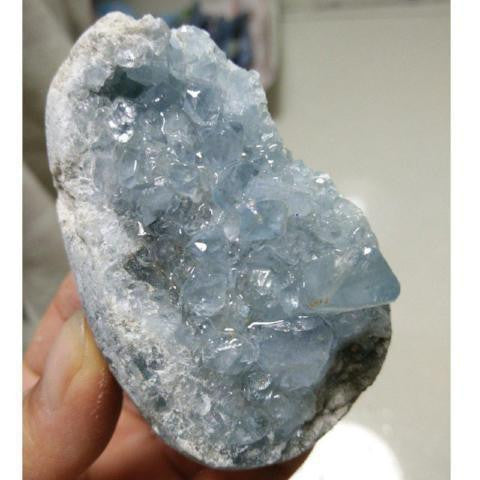 Blue Celestine Crystal Cluster-ToShay.org