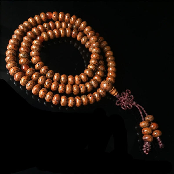 Red Bodhi Prayer Beads-ToShay.org