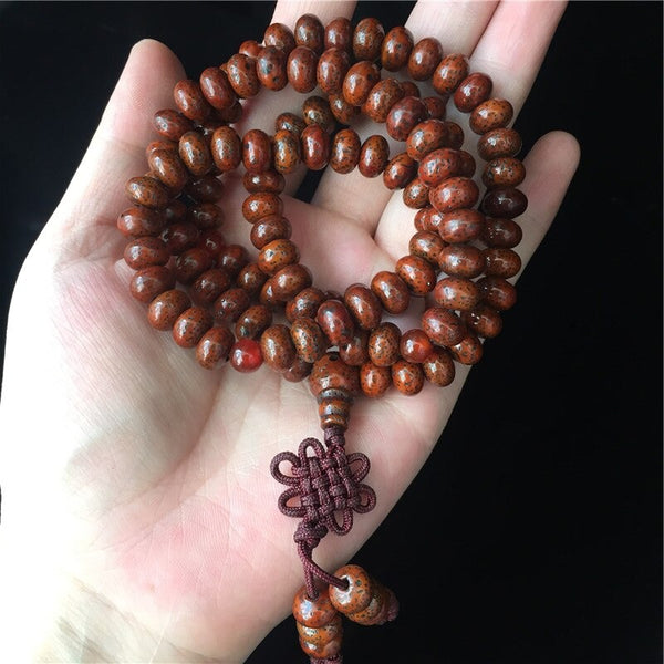 Red Bodhi Prayer Beads-ToShay.org