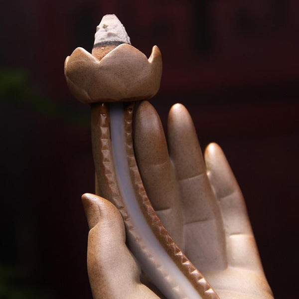Buddha Hand Backflow Incense Burner-ToShay.org