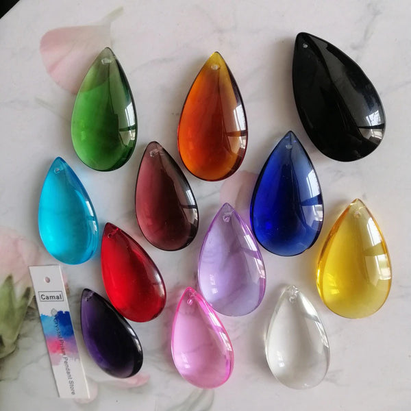 Mixed Crystal Teardrop Prisms-ToShay.org