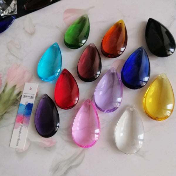 Mixed Crystal Teardrop Prisms-ToShay.org