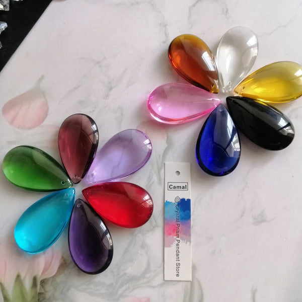 Mixed Crystal Teardrop Prisms-ToShay.org