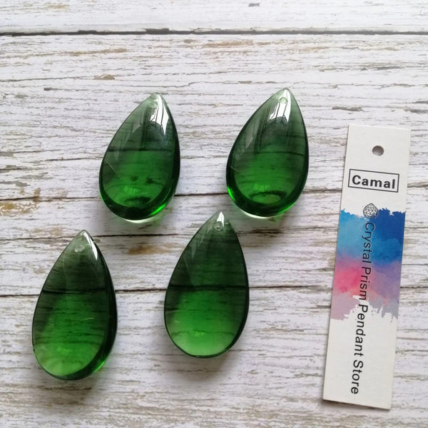 Green Crystal Teardrop Prisms-ToShay.org
