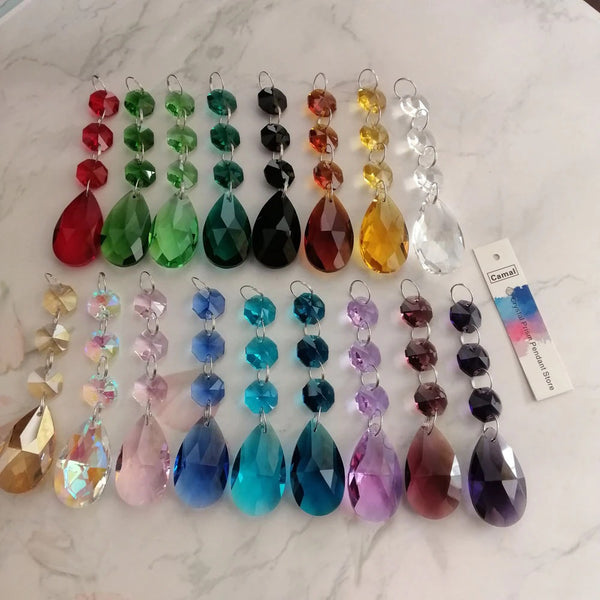 Mixed Drop Crystal Prisms-ToShay.org