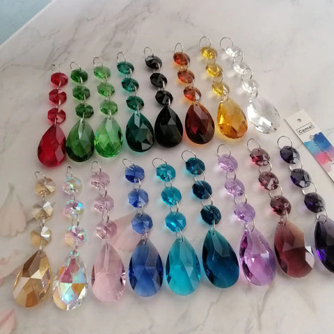 Mixed Drop Crystal Prisms-ToShay.org