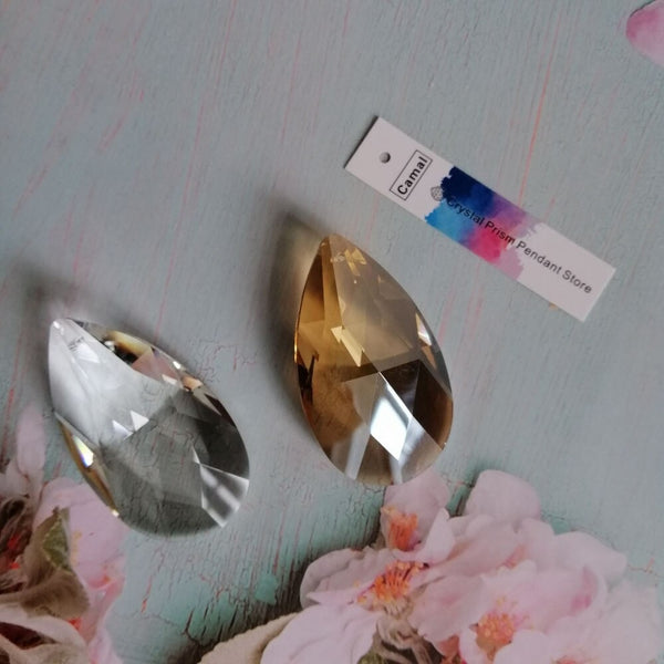 Mixed Crystal Teardrop Pendant-ToShay.org