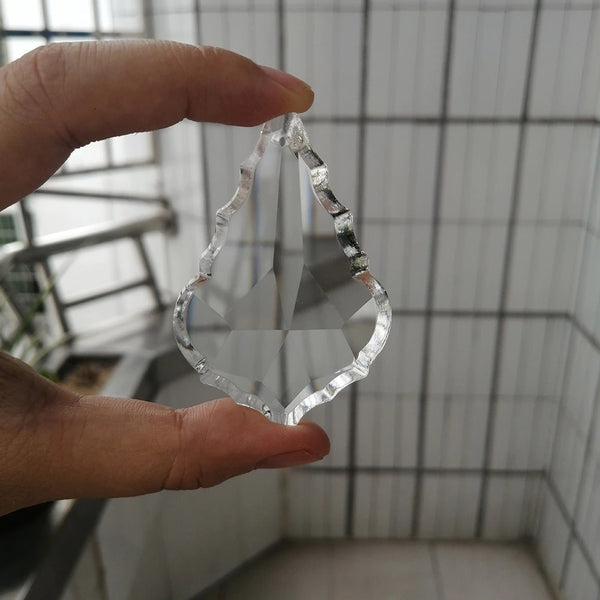 Clear Maple Leaf Crystal Pendant-ToShay.org