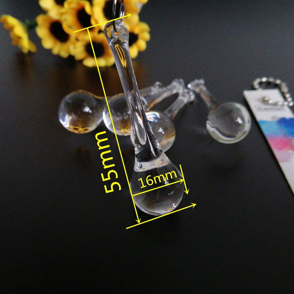Clear Crystal Raindrop Pendants-ToShay.org