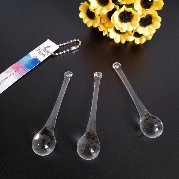 Clear Crystal Raindrop Pendants-ToShay.org