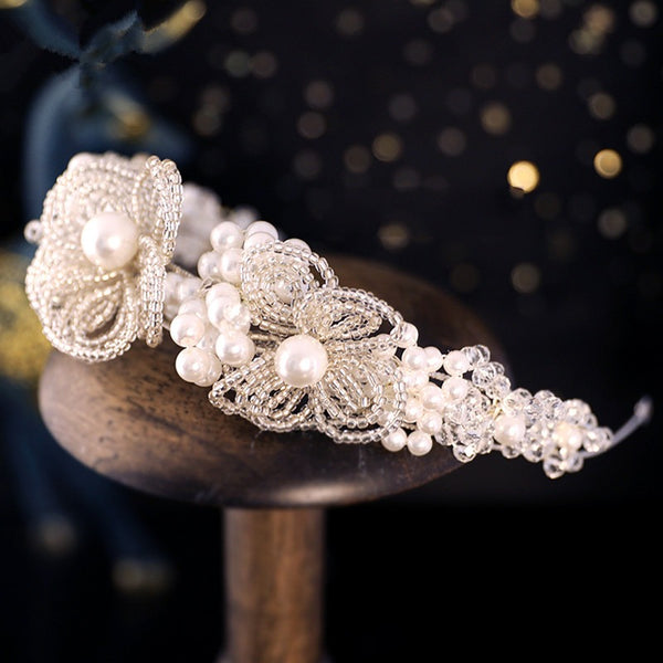 Pearl Flower Hairband-ToShay.org