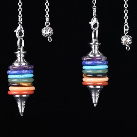 Chakra Rainbow Dowsing Pendulum-ToShay.org