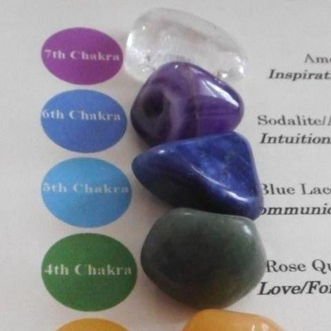 Chakra Tumbled Gemstones-ToShay.org