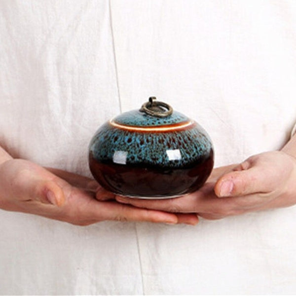 YaoBian Ceramic Tea Caddy-ToShay.org