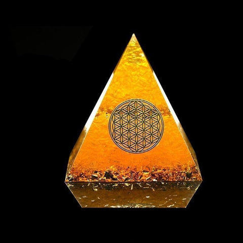 Energy Citrine Crystal Pyramid-ToShay.org
