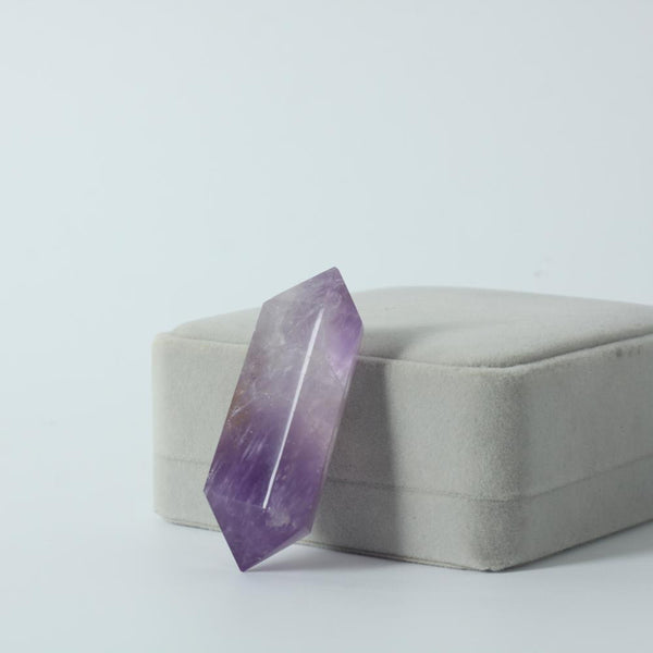 Purple Amethyst Double Point-ToShay.org