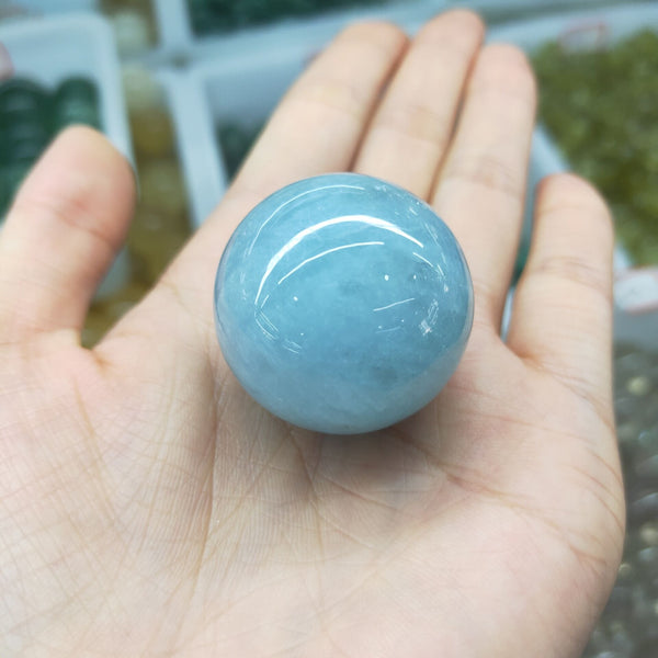 Blue Aquamarine Ball-ToShay.org