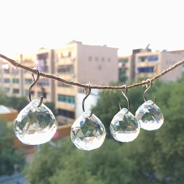 Clear Faceted Balls-ToShay.org