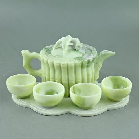 Jade Bamboo Tea Set-ToShay.org