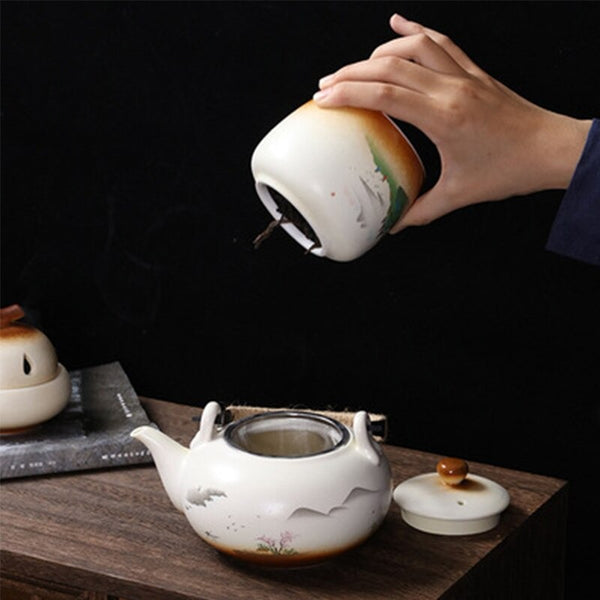 Kung Fu Ceramic Teapot-ToShay.org